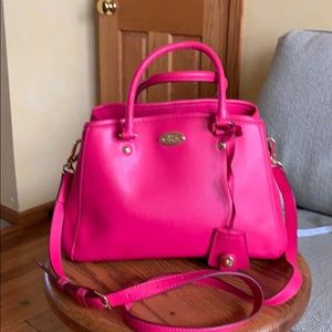 Authentic leather Coach Mini Sage Carryall